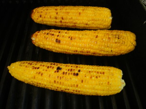 Corn Grilling for the Grilled Sweet Corn Salad