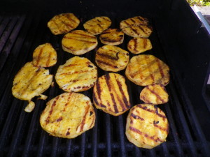 Sweet Potatoes on the BBQ Grill