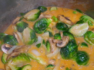 Thai Curry Brussels Sprouts