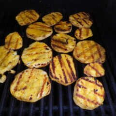 Sweet Potatoes on the BBQ Grill