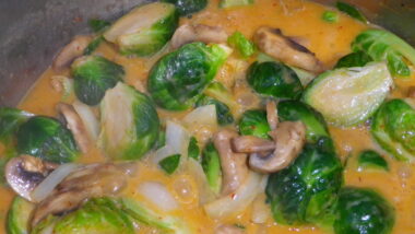 Thai Curry Brussels Sprouts